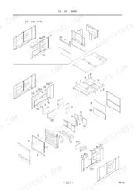 Airman PDS265 Series exploded view of dry air type lining parts.