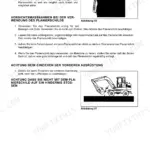 Ammann Yanmar B55W operator manual safety procedures for operating the dozer blade and front equipment.