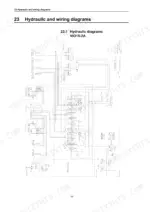 Hydraulic circuit diagram for ViO15-2A.