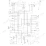 Yanmar ViO75-A Electrical wiring diagram for the ViO75-A excavator model.