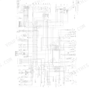 Yanmar ViO75-A Electrical wiring diagram for the ViO75-A excavator model.