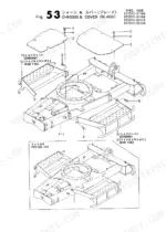 ba9e2aa4-b-page-119 Yanmar YB401W, YB401W-2 exploded view of chassis and blade cover components including standard and wide tire step options.