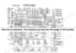 ba9e2aa4-b-wiring-5 Yanmar YB401W, YB401W-2 wiring diagram showing electrical circuits for lighting, gauges, switches, and starting system.