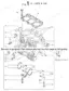 Yanmar 3TNE68-ENBAC exploded view diagram of the cylinder block, main bearings, and head gasket.