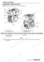 bebb225f-b-system-diagram-24 Yanmar L48N, L70N, L100N component identification diagram showing engine parts like fuel tank, recoil starter, and PTO shaft.