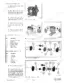 Bobcat 310, 313 hydraulic pump disassembly procedures, Cessna and Parker pump exploded view diagrams and parts lists.
