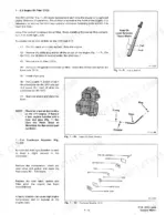bobcat-310-313-skid-steer-loader-service-manual-6556606-procedures-13.webp Bobcat 310, 313 service manual: engine oil filter replacement, oil drain tubeline diagram, and crankcase breather exploded view.