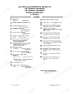bobcat-463-skid-steer-loader-service-manual-6901812-system-diagram-65.webp Bobcat 463 hydraulic and hydrostatic schematic legend listing 24 component specifications and valve descriptions.