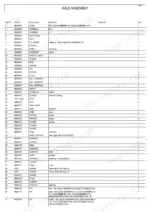 bobcat-5600-toolcat-utility-work-machine-parts-manual-6902180-drivetrain-parts-47.webp Bobcat 5600 parts list table for the axle assembly, including reference numbers, part numbers, and component descriptions.