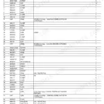 Bobcat 5600 parts list table for engine and attaching parts including hoses, clamps, screws, and radiator components.