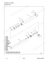 bobcat-mt85-mini-track-loader-service-manual-7274811enus-03-18-exploded-view-75.webp Bobcat MT85 lift cylinder exploded view diagram with numbered parts list including piston, rod, seals, and head.