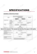 c38fa129-b-specs-43 Yanmar KMG65E-S3, KMG65E-S6, KMG65E-K3, KMG65E-K6 general specifications table for marine generator output, weight, and dimensions.