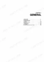 c6c77f5a-b2-toc-4 Yanmar 2QM20, 3QM30 Chapter 1 General section table of contents page.