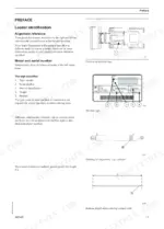 c8b461d1-b2-page-5 Quicke Q20-Q85 loader identification guide showing machine sign location, serial plate details, cylinder markings, and control cable length.