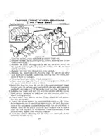 case-1031-1032-tractor-operator-manual-procedures-29.webp Case 1031, 1032, 1031 General Purpose, 1032 Special front wheel bearing packing procedure and exploded view diagram.