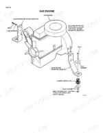 case-1825-uni-loader-uni-loader-service-manual-bur-8-70071-exploded-view-48.webp Case 1825 Uni-Loader gas engine rear mounting bracket exploded view showing bolts, washers, rubber insulators, and torque specs.