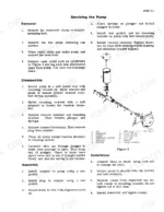 case-1845-uni-loader-uni-loader-service-manual-9-73926-procedures-37.webp Case 1845 Uni-Loader service manual page showing pump removal, disassembly, assembly, and installation procedures with exploded view.