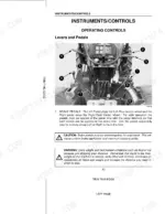 Case IH 2120–2150 Pro series operator manual page showing tractor brake pedals and operating controls diagram.
