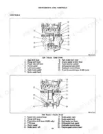 Case 234, 234-Hydro tractor operator controls diagram showing gear drive and hydro drive lever and pedal identification.