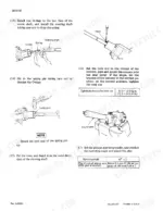 Case 245, 255, 245-4WD, 255-4WD steering shaft assembly, spring pin installation, and pitman arm adjustment procedures.