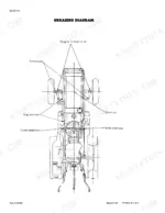 Case 245, 255, 245-4WD, 255-4WD greasing diagram showing lubrication points for kingpins, tie rod ends, and pedal bosses.