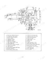 case-3388-to-6788-tractors-service-manual-gss-1490-2-exploded-view-112.webp Case 3388-6788 Tractors exploded view of front axle assembly, pinion, ring gear, and planetary carrier components.