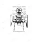 Case 440, 441 tractor operating controls diagram showing levers, pedals, Eagle Hitch, and instrument panel layout.