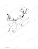 case-480c-construction-king-loader-backhoe-parts-catalog-c1295-hydraulic-parts-177.webp Case 480C exploded view diagram of hydraulic pump, lines, and mounting hardware components.