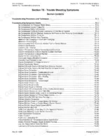 Case 5.9L service manual — troubleshooting symptoms index and fault diagnostic charts