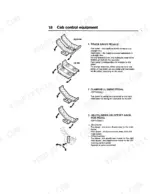 case-60-to-ck-hydraulic-excavator-operator-manual-9-8670-operations-22.webp Case 60 CL, 75 CL, 90 CL, 90 CK, 115 CL, 160 CK, 60, 75, 90, 115, 160 cab control equipment diagrams for track and pedal operation.