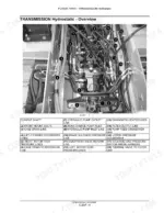 Case 650K, 750K, 850K Series hydrostatic transmission overview diagram showing hydraulic lines and pump components.