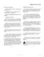 International 664 Diesel Tractor: Starting and torque amplifier operating instructions for driving the tractor.