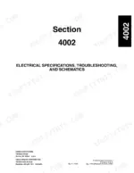 case-75xt-skid-steer-service-manual-7-11463-exploded-view-51.webp Case 75XT service manual Section 4002, covering electrical specifications, troubleshooting, and system schematics.