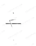 Case 800B, 800, 801, 803 service manual page 131, section 5, Service Suggestions header.