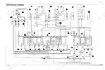 Case CK25, CK28 hydraulic schematic diagram showing pumps, control valves, cylinders, and joystick pilot controls.