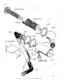 Case Corporation 1835C exploded view of gas engine air cleaner assembly, including filter elements, housing, and hoses.