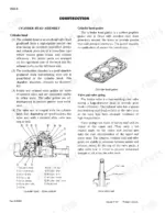 Case Corporation 275 Tractor, 275-2WD, 275-4WD, MT300 cylinder head assembly construction and cross-section diagram.