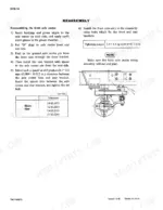 Case Corporation 275 Tractor, 275-2WD, 275-4WD, MT300 front axle center reassembly steps, torque specs, and shim table.