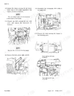 Case Corporation 275 Tractor, 275-2WD, 275-4WD, MT300: Procedures for removing air cleaner, body covers, and bonnet.