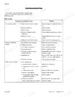 Case Corporation 275 Tractor, 275-2WD, 275-4WD, MT300 troubleshooting table for hard starting engine symptoms and remedies.