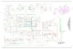 Case Corporation 9030B, 9040B, 9045B Excavator hydraulic schematic diagram with component parts list and legend.