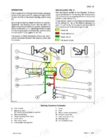 Case Corporation JX70U, JX80U, JX90U, JX100U steering system hydraulic schematic and operation description.