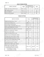 Case Corporation JX70U, JX80U, JX90U, JX100U engine torque settings and angle tightening specifications table.