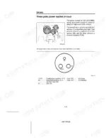 Case IH CVX1135–CVX1195: Three pole power socket wiring diagram, terminal pinout, and fuse protection specifications.