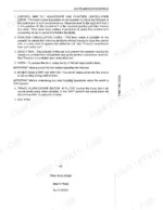 Case CX130, CX160 operator manual page describing instrument and control functions including tilt lever, safety bar, and switches.