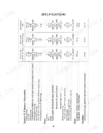 case-farmall-to-560-tractors-operators-manual-1014051r7-specs-61.webp Case Farmall 460, Farmall 560, International 560 specifications table for engine capacities, engine speed, and clutch data.