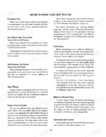 case-farmall-to-560-tractors-operators-manual-1014051r7-torque-16.webp Case Farmall 460, Farmall 560, International 560 pre-operation checks for tires, wheel hub bolts, fuel, cooling, and battery.