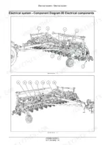 Case IH 1225AFF, 1625AFF, Twin-Row 1225AFF, Twin-Row 1625AFF, Front Fold Planter electrical component diagram with callouts.