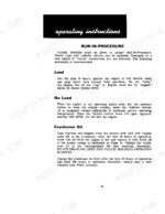 Case IH 1470, 1470 Tractor engine run-in procedure, load, no load, and crankcase oil maintenance instructions.