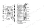 Case IH 1470 Tractor lubrication and maintenance service points chart with reference diagram and frequency table.